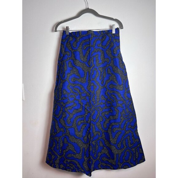 Nigerian Skirt African Maxi Skirt Blue - Picture 8 of 10